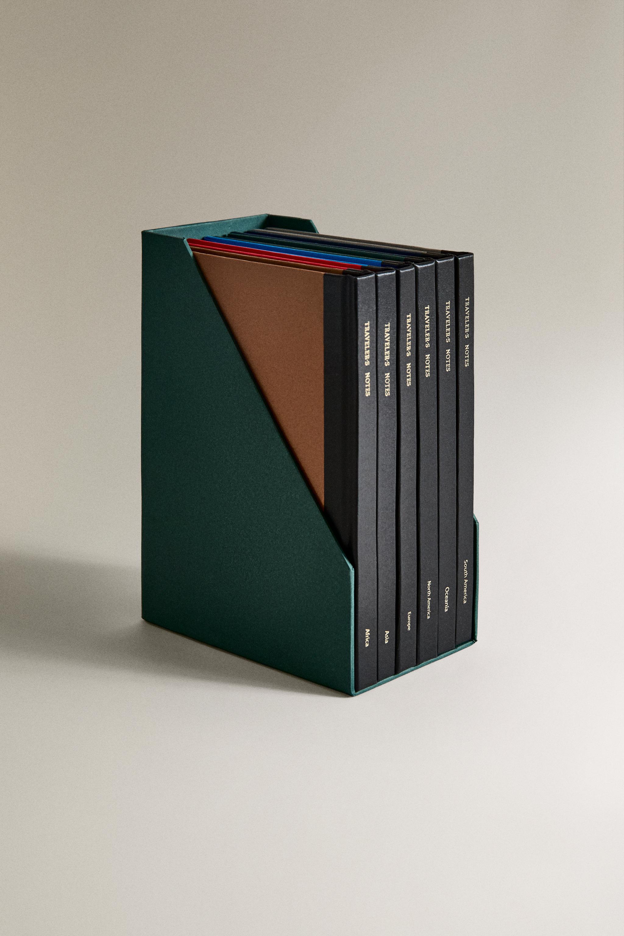 CONTINENTS TRAVEL JOURNALS SET (SET OF 6)